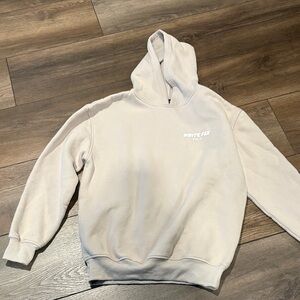 Women’s white fox sweatsuit